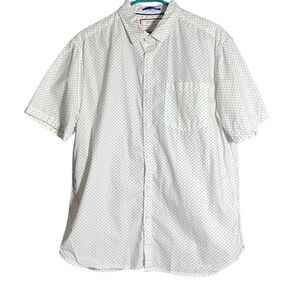 Denim & Flower Men’s Short-Sleeve Button-Up Shirt Slim Fit